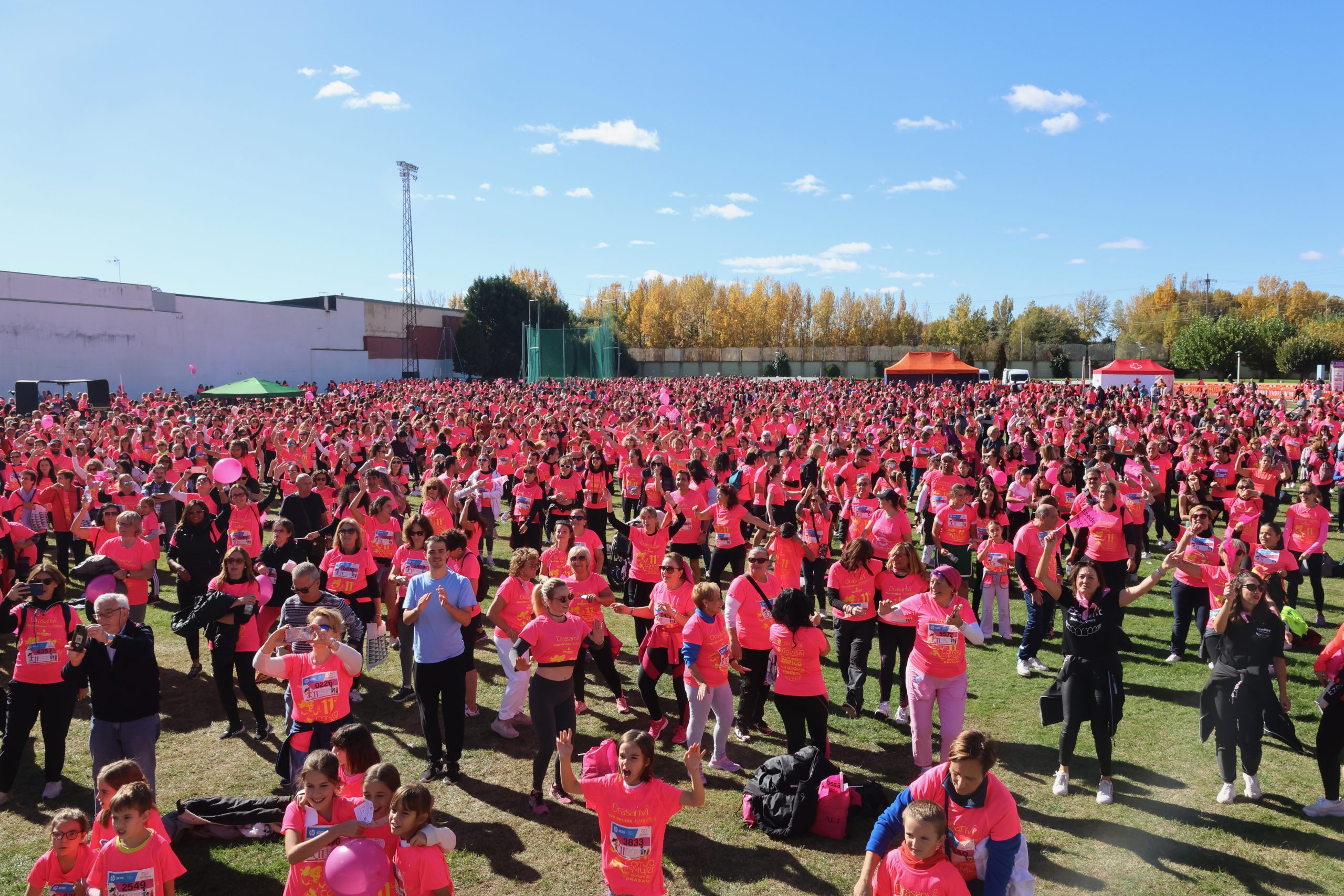 Participantes de la carrera de la mujer